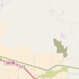 Map Of All Zip Codes In Cottonwood Kern County California Updated December