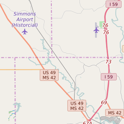 Hattiesburg Zip Code Map Map Of All Zip Codes In Hattiesburg, Mississippi - Updated June 2022