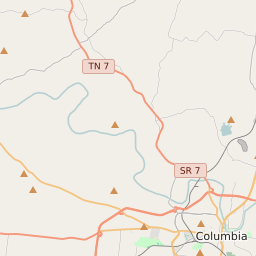 Columbia Tn Zip Code Map Map Of All Zip Codes In Columbia, Tennessee - Updated June 2022