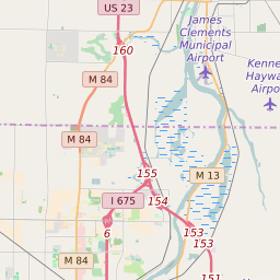 Saginaw Mi Zip Code Map Map Of All Zip Codes In Saginaw, Michigan - Updated June 2022