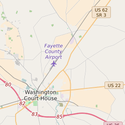 Washington Court House Ohio Map Map Of All Zip Codes In Washington Court House, Ohio - Updated June 2022