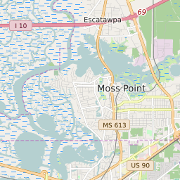 Pascagoula Mississippi ZIP Codes - Map and Full List