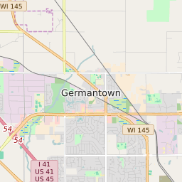 Germantown Zip Code Map Map Of All Zip Codes In Germantown, Wisconsin - Updated June 2022