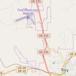 Troy Alabama ZIP Codes - Map and Full List