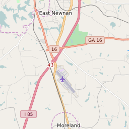 Newnan Zip Code Map Map Of All Zip Codes In East Newnan, Georgia - Updated June 2022