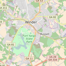 Winder Ga Zip Code Map Map And Data For Winder Georgia - Updated June 2022