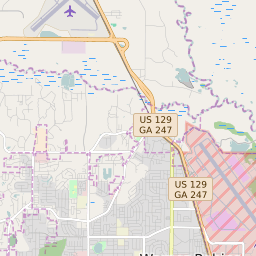 Warner Robins Zip Code Map Map Of All Zip Codes In Robins Afb, Georgia - Updated June 2022