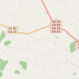 Statesboro Zip Code Map