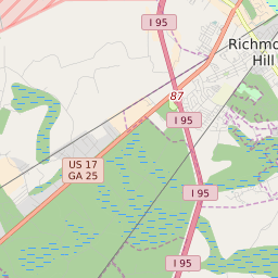 Richmond Hill GA Map