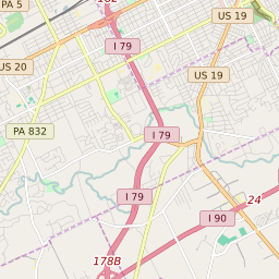 Map Of All ZIP Codes In Fairview Township Erie County Pennsylvania