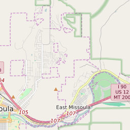 East Missoula Zip Code Map Of All Zip Codes In East Missoula, Montana - Updated June 2022