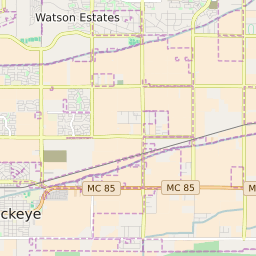 Buckeye Zip Code Map Map Of All Zip Codes In Buckeye, Arizona - Updated June 2022