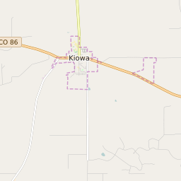 Map Of All Zip Codes In Kiowa Colorado Updated September 2021