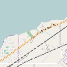Map of Dunkirk, NY, New York