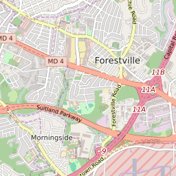 andrews air force base map