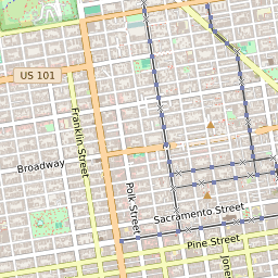 Cow Hollow San Francisco Map Map Of The Cow Hollow Neighborhood In San Francisco, California - June 2022