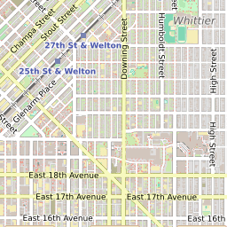 City Park Denver Map Map Of The City Park West Neighborhood In Denver, Colorado - August 2022