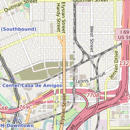 Houston Fifth Ward Map Map Of The Fifth Ward Neighborhood In Houston, Texas - June 2022