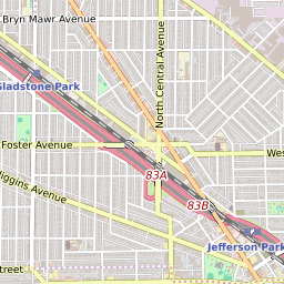 Portage Park Chicago Map Map Of The Portage Park Neighborhood In Chicago, Illinois - June 2022