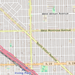 Irving Park Chicago Map Map Of The Irving Park Neighborhood In Chicago, Illinois - June 2022