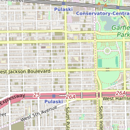 Garfield Park Chicago Map Map Of The West Garfield Park Neighborhood In Chicago, Illinois - June 2022