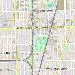 Gresham Neighborhood In Chicago Map Map Of The Auburn Gresham Neighborhood In Chicago, Illinois - June 2022