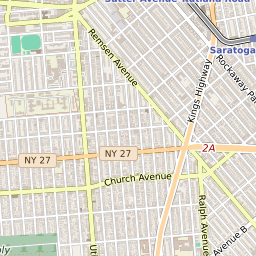 Flatbush New York Map Map Of The East Flatbush Neighborhood In Brooklyn, New York - June 2022